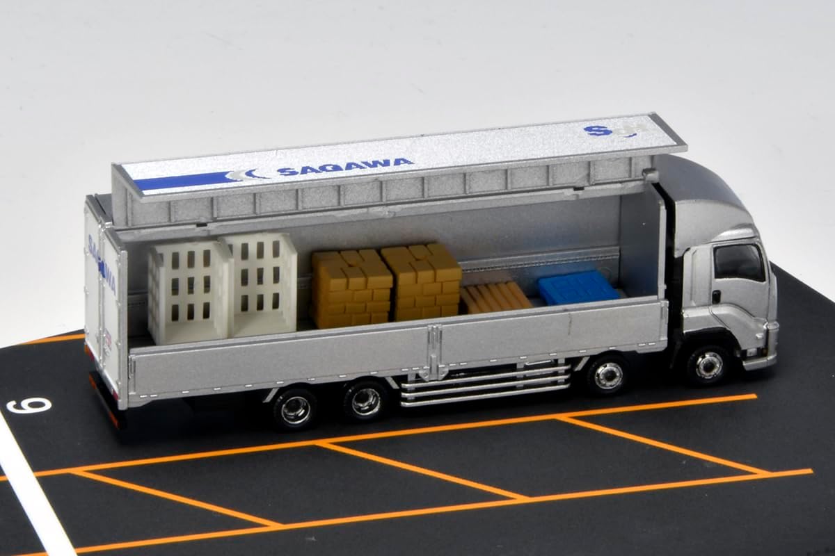 TOMYTEC The Truck Collection Torakore Logistics Site Wing Van Set B Sagawa Express Diorama Supplies