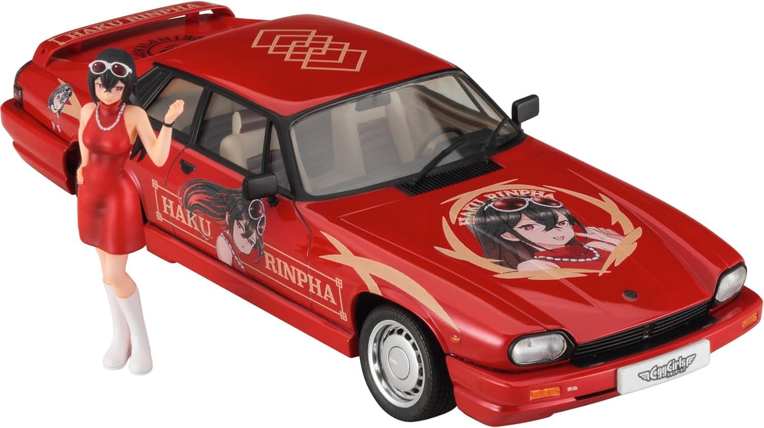 Hasegawa SP622 1/24 Jaguar XJ-S TWR Sports Haku Rinpha w/Figure - BanzaiHobby