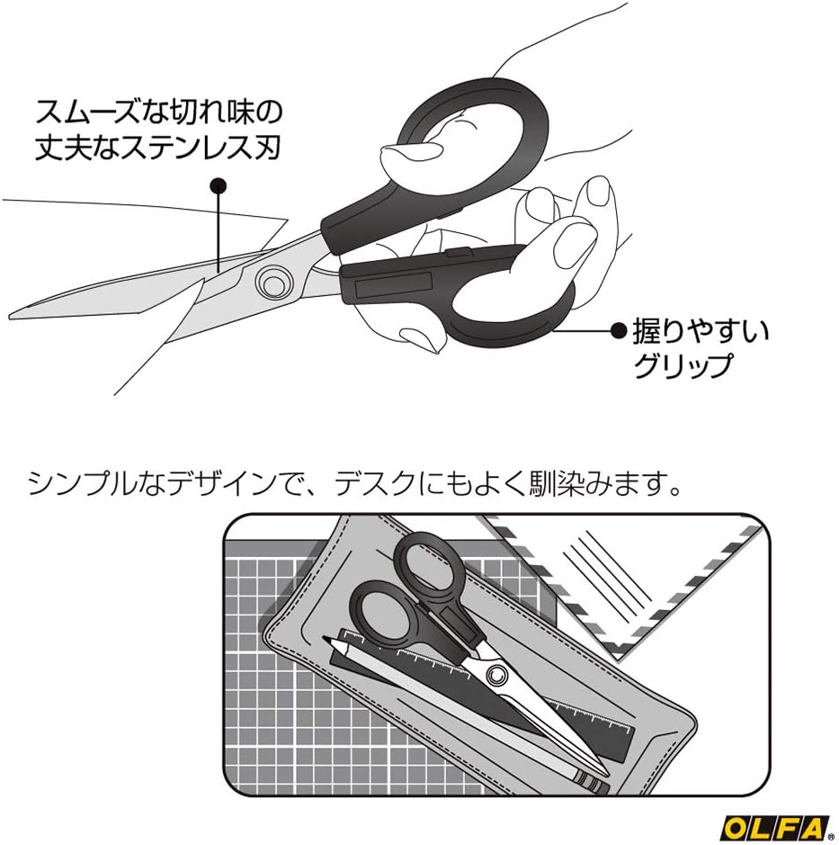 OLFA LTD-10 Limited SC Cutter (Scissors)