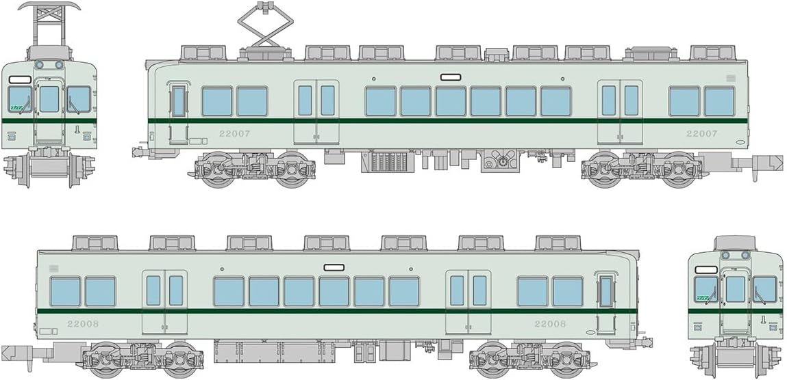 TOMYTEC Railway Collection Choshi Electric Railway 22000 Series (22007 train) 2-car set