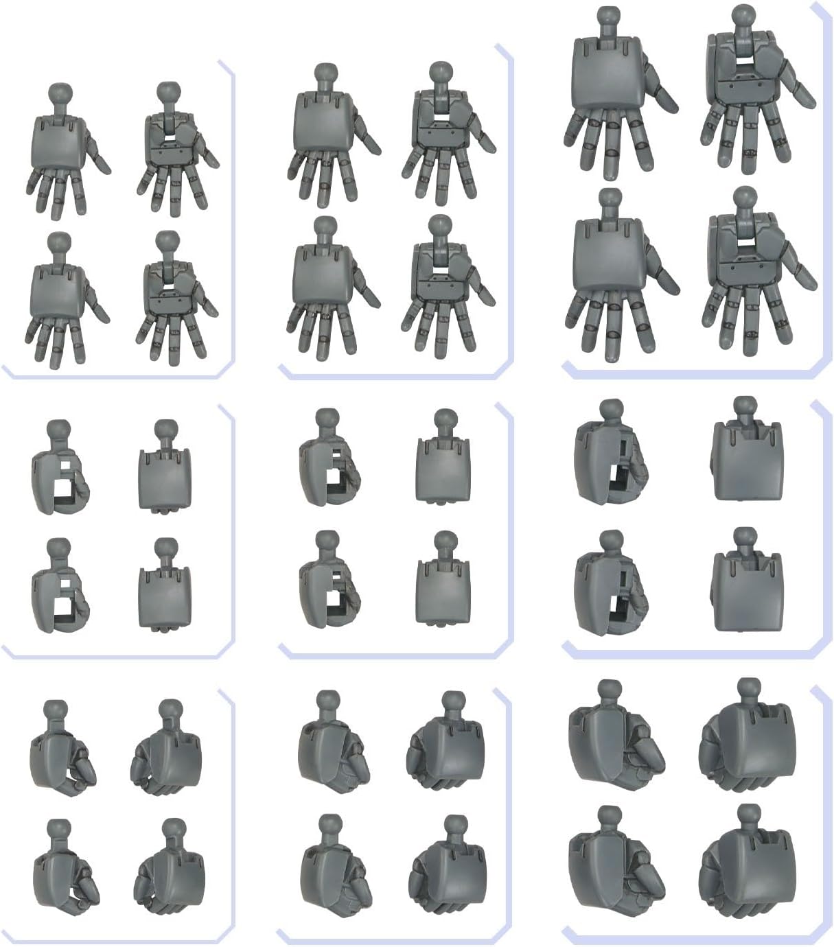 Bandai 1/144 Option Parts Set Gunpla 04 (Build Hands Round)