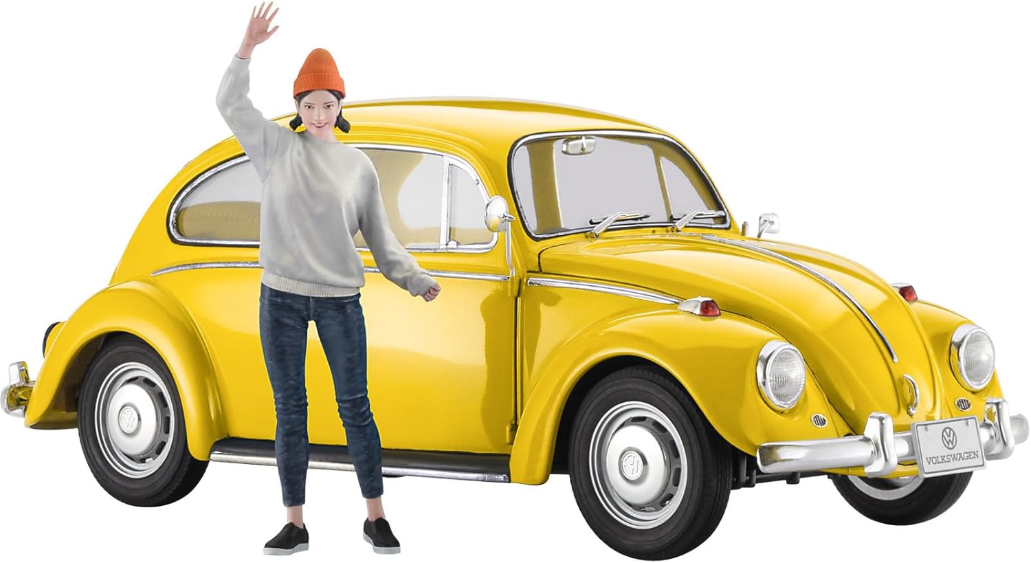 Hasegawa SP620 1/24 VW Beetle 1967 w/Girls Figure - BanzaiHobby