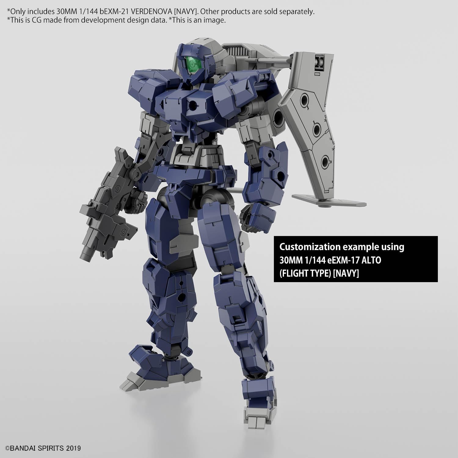 Bandai 30MM 064 1/144 bEXM 21 VERDENOVA [NAVY] - BanzaiHobby