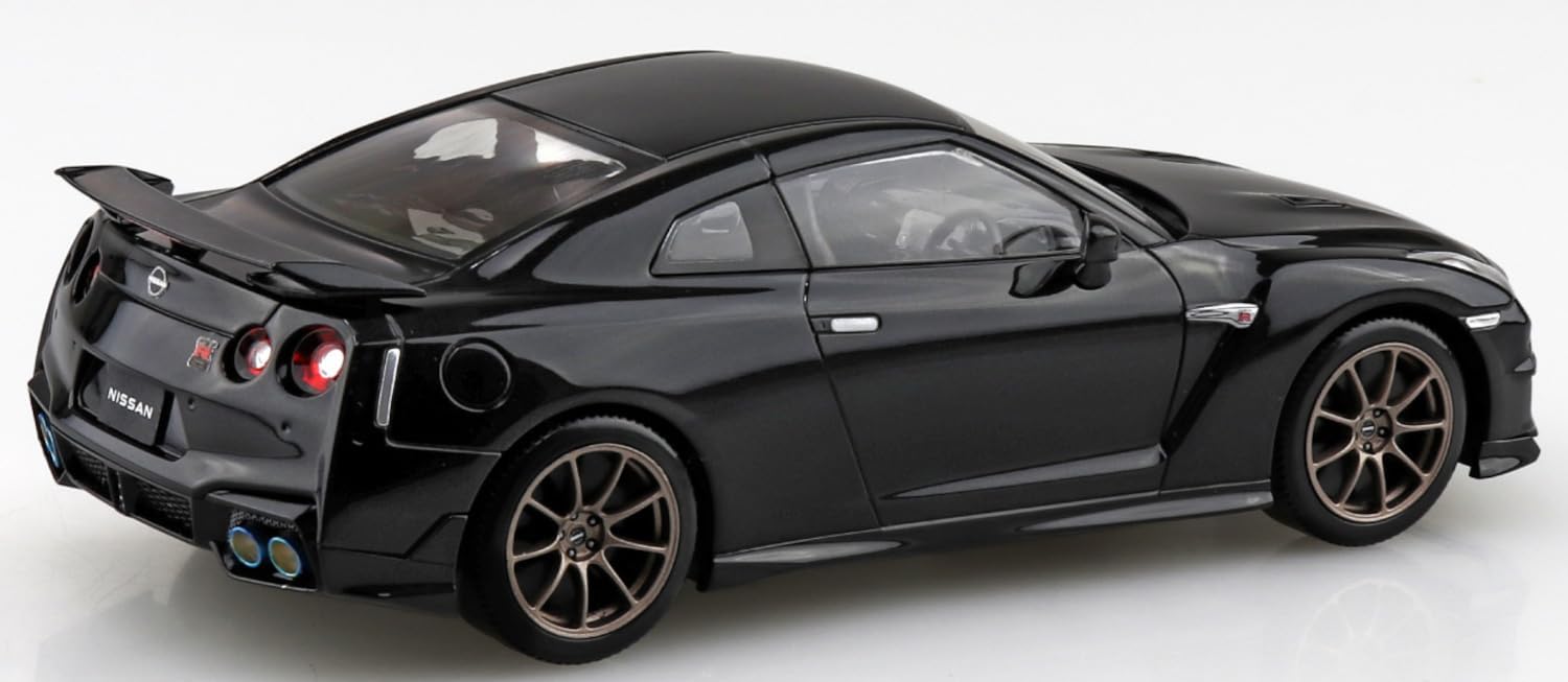 Aoshima 1/32 No.03-MB Nissan R35 NISSAN GT-R 2024 (Meteor Flake Black Pearl) - BanzaiHobby