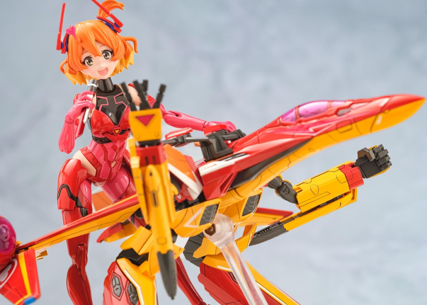 Aoshima ACKS MC-14 Bunka Kyozai VFG Macross Delta VF-31J Siegfried Freya Vion Total Height Approx. 5.6 inches (143 mm), Color Coded - BanzaiHobby