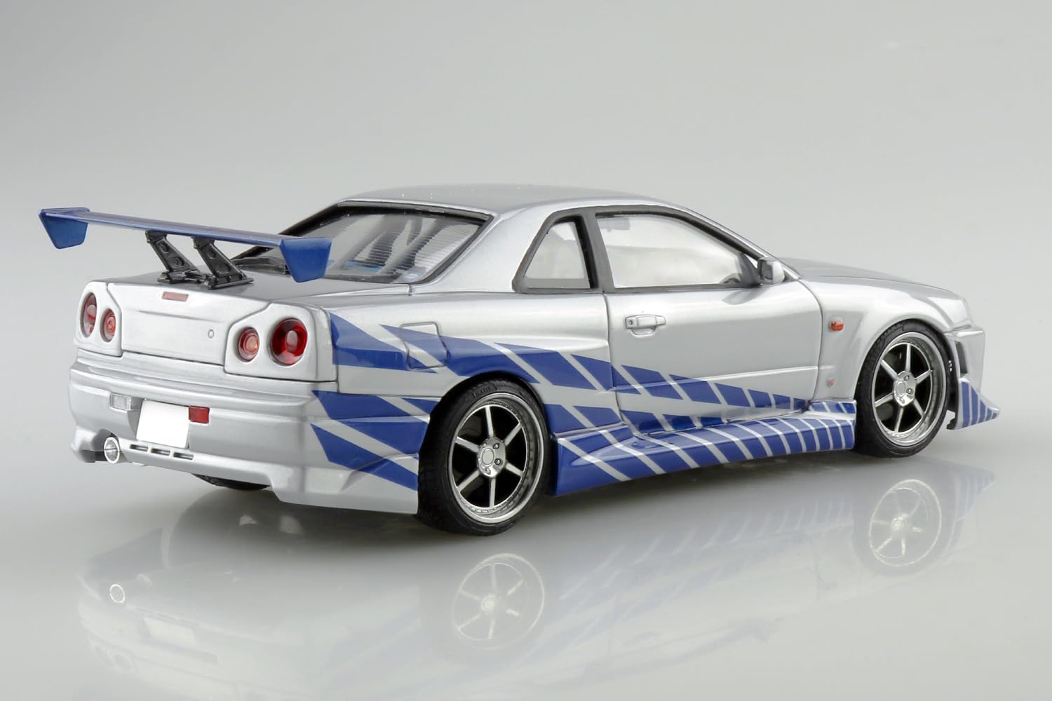 Aoshima 1/24 Movie Mecha WS-02 Fast & Furious R34 Skyline GT-R