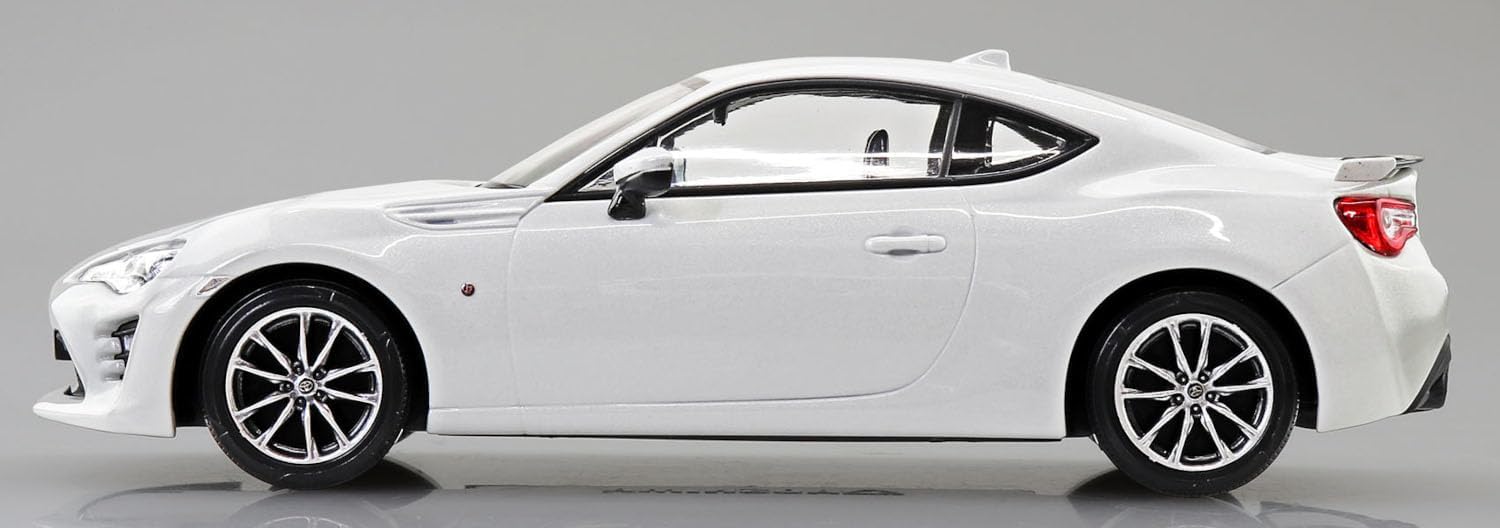 Aoshima 1/32 Easy Plastic Snap Kit No.08-CW Toyota 86 Crystal White Pearl - BanzaiHobby