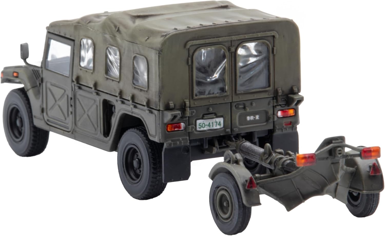 Fujimi 72M-20EX-2 JGSDF 120mm Heavy Mortar Towing Truck / 120mm RT Mortar (2 Units/2 Guns) Special Edition (with Realistic Molded Tires - BanzaiHobby