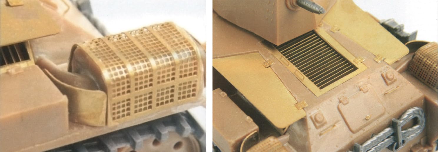 Fujimi TM GUP-1 Chibimaru Military Upgrade Parts Series No.1 Type 97 Chi-Ha Medium Tank Genuine Etching Parts