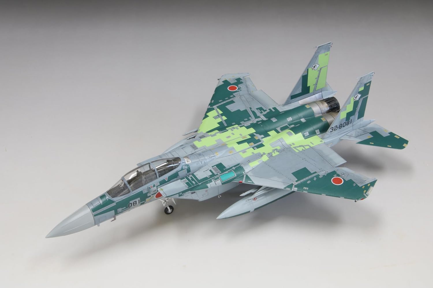 Fine Molds FK05 1/72 Japan Air Self-Defense Force F-15DJ Aggressor [Digital Green Camouflage] - BanzaiHobby