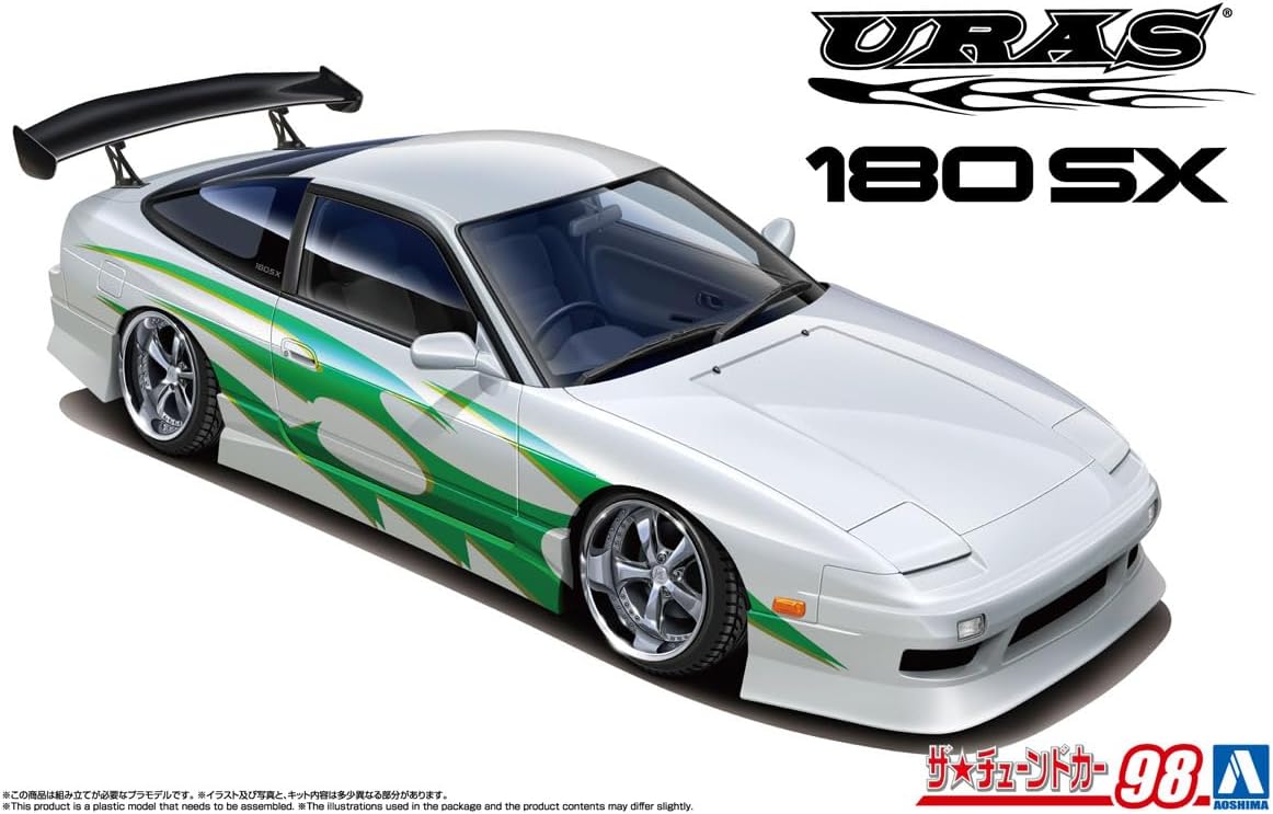 Aoshima 1/24 The Tuned Car No.98 URAS RPS13 180SX '96 Ver.2 (Nissan)