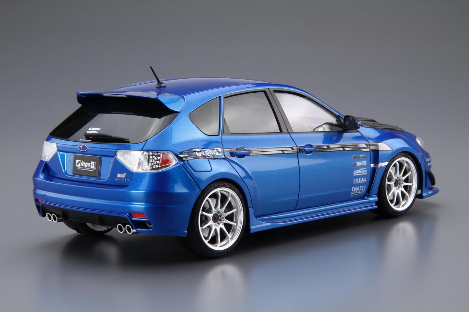 Aoshima 1/24 The Tuned Car Series No.35 Subaru ings GRB Impreza WRX STI '07
