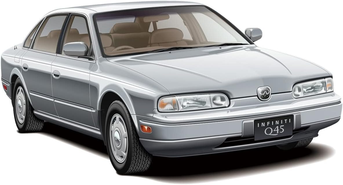 Aoshima 1/24 The Model Car No. 89 Nissan G50 President JS/Infiniti Q45 '89
