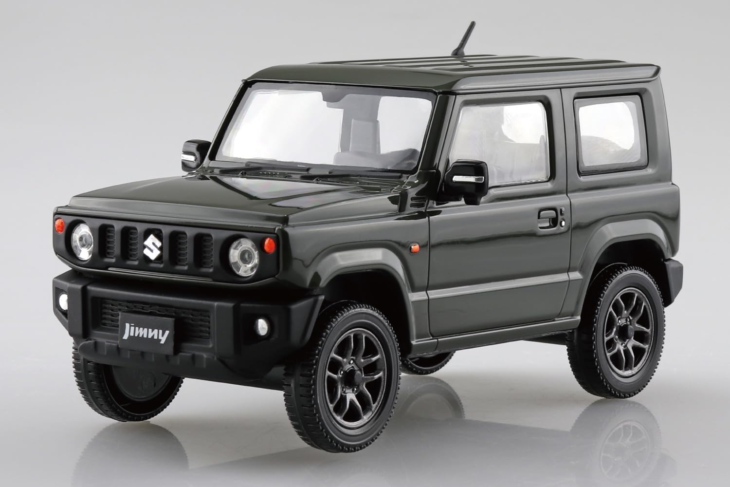 Aoshima 1/32 Raku Plastic Snap Kit No.09-JG Suzuki JB64 Jimny Jungle Green