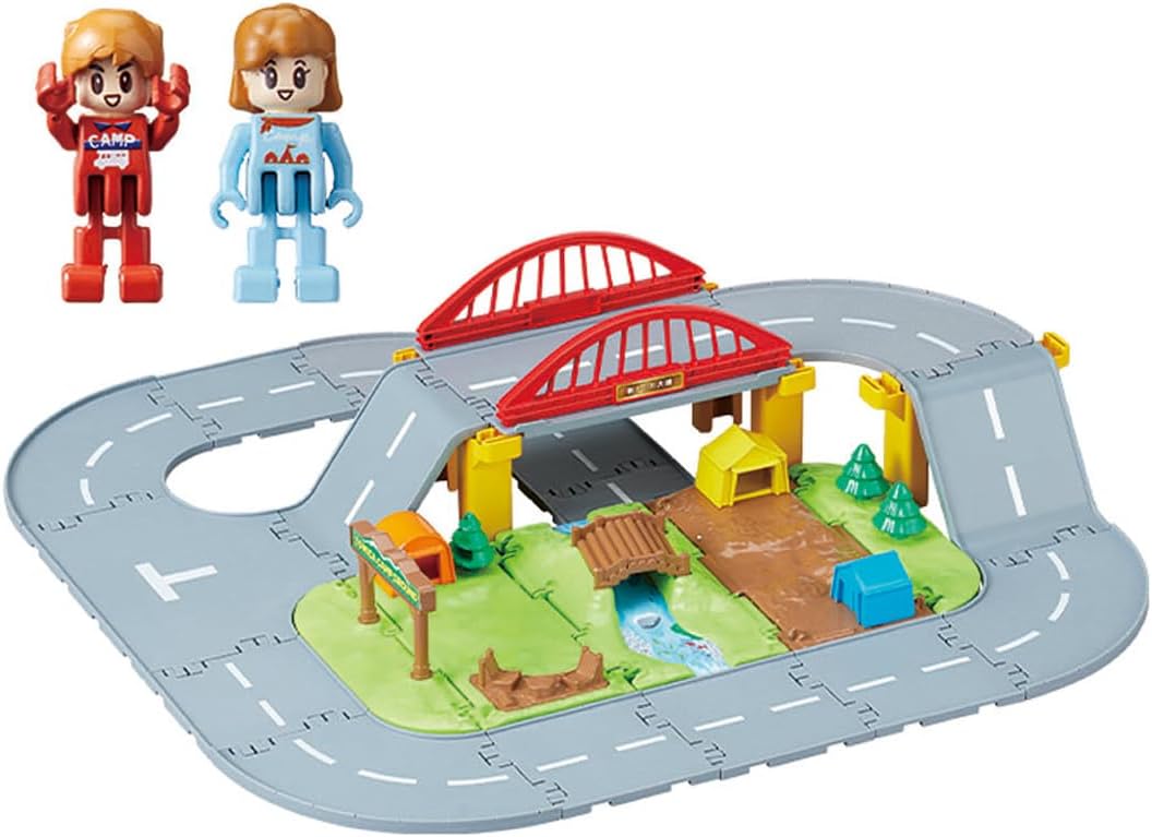Tomica Town Let's Play at the Campground! Tomica Town 3D Layout Set