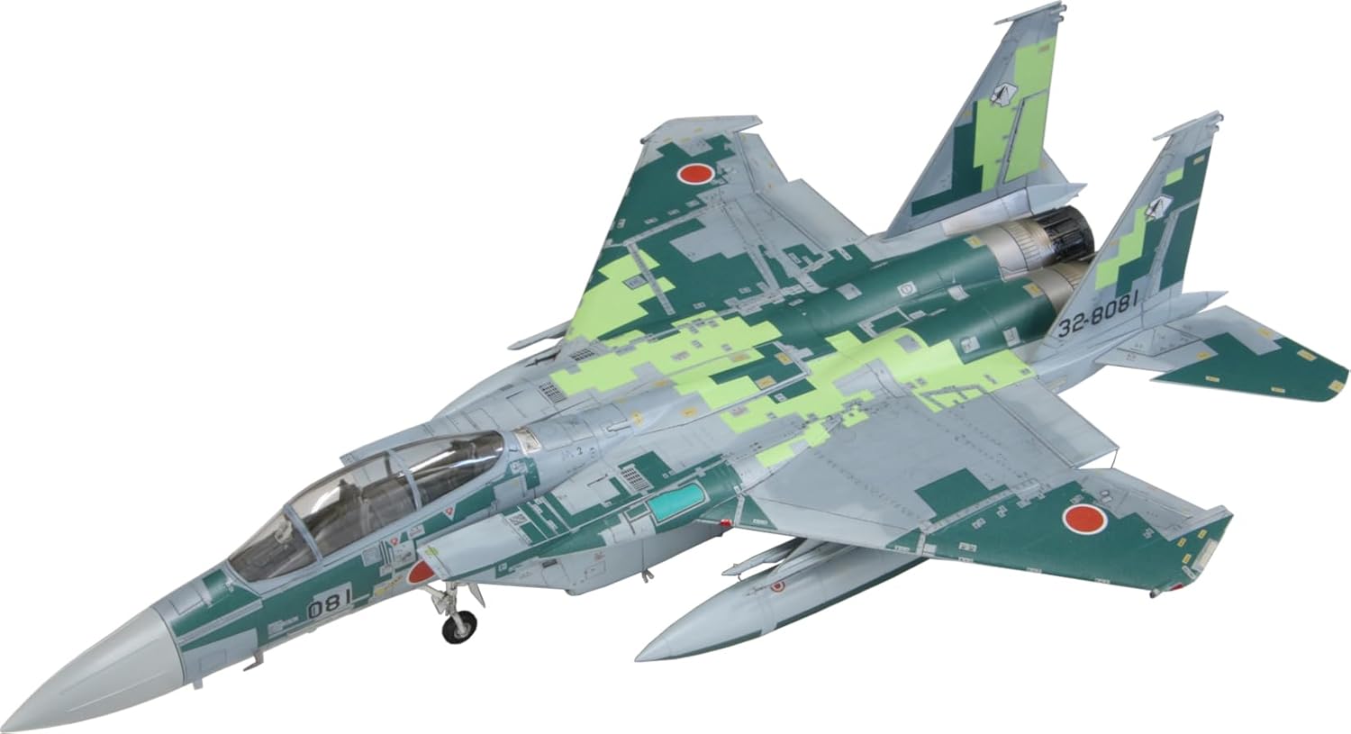 Fine Molds FK05 1/72 Japan Air Self-Defense Force F-15DJ Aggressor [Digital Green Camouflage] - BanzaiHobby