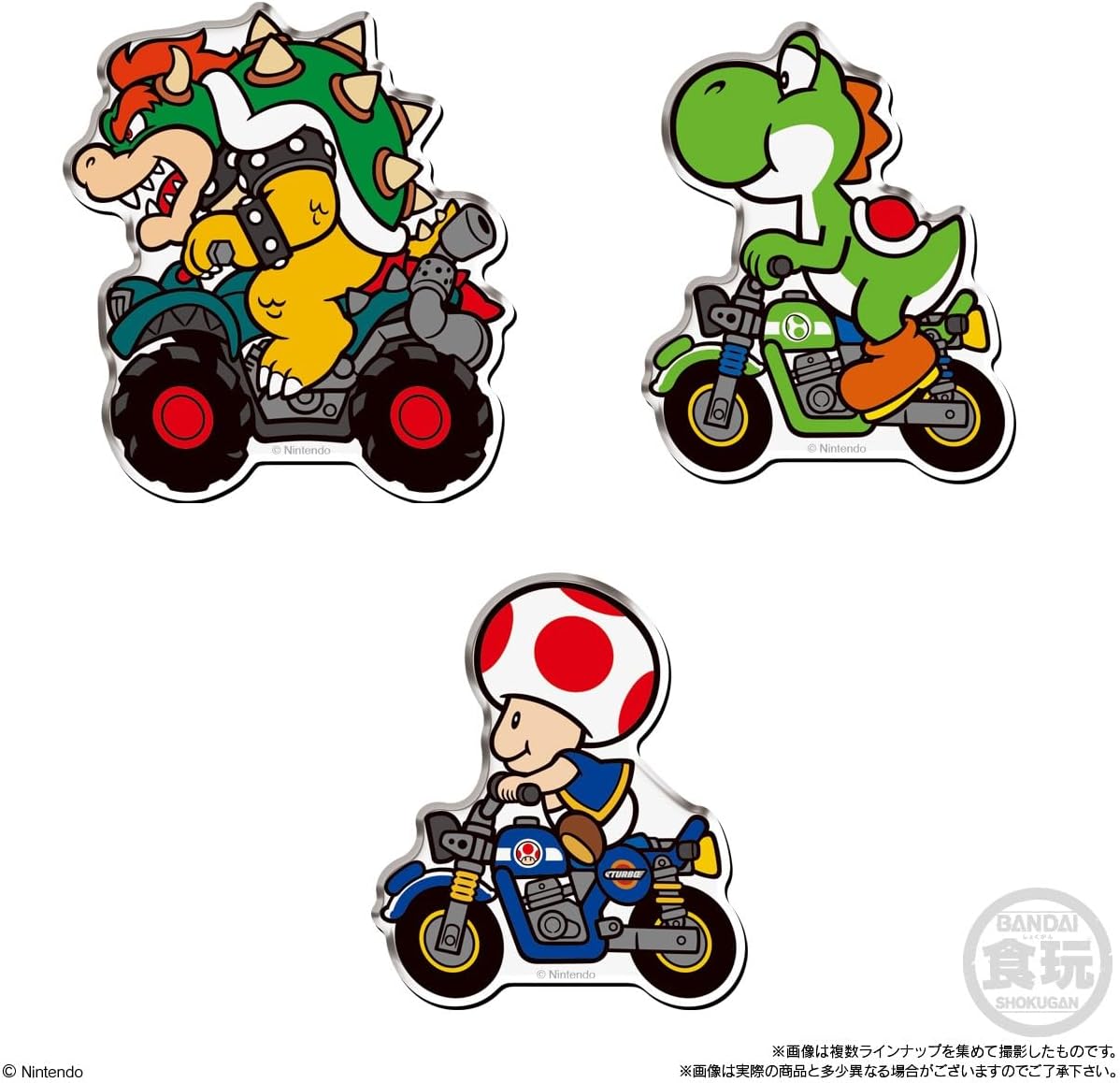 Bandai Mario Kart World Chara Magnets (1Box 14pcs) - BanzaiHobby