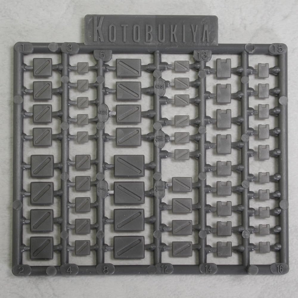 Kotobukiya P124X M.S.G Modeling Support Goods, Plastic Unit P124, Square Mold - BanzaiHobby