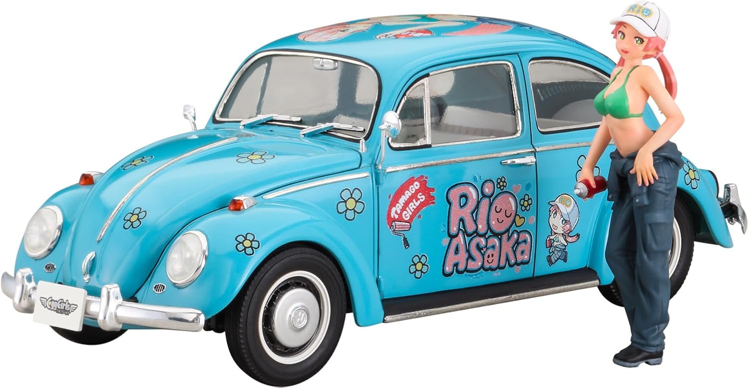 Hasegawa SP665 1/24 Volkswagen Beetle 1966 Rio Asaka w/Figure