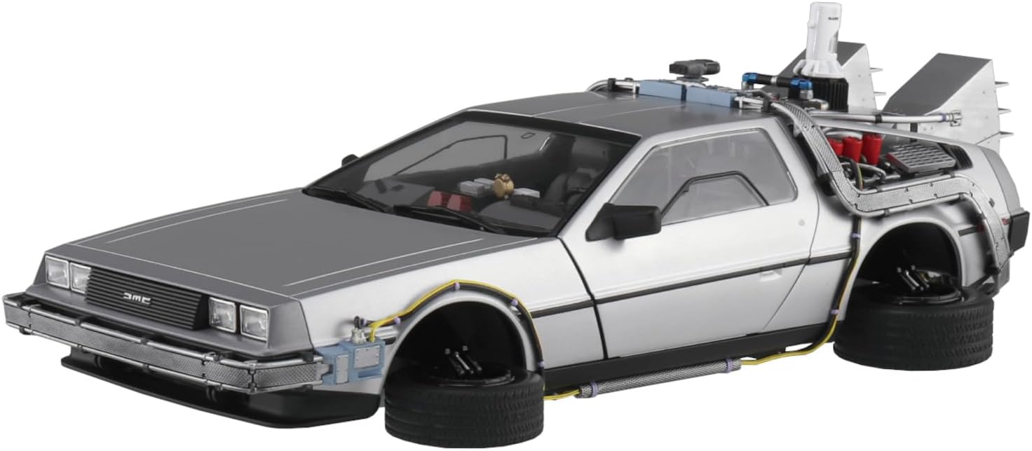 Aoshima 1/24 Movie Mecha No.BT-02 Back to the Future Part II Time Machine - BanzaiHobby