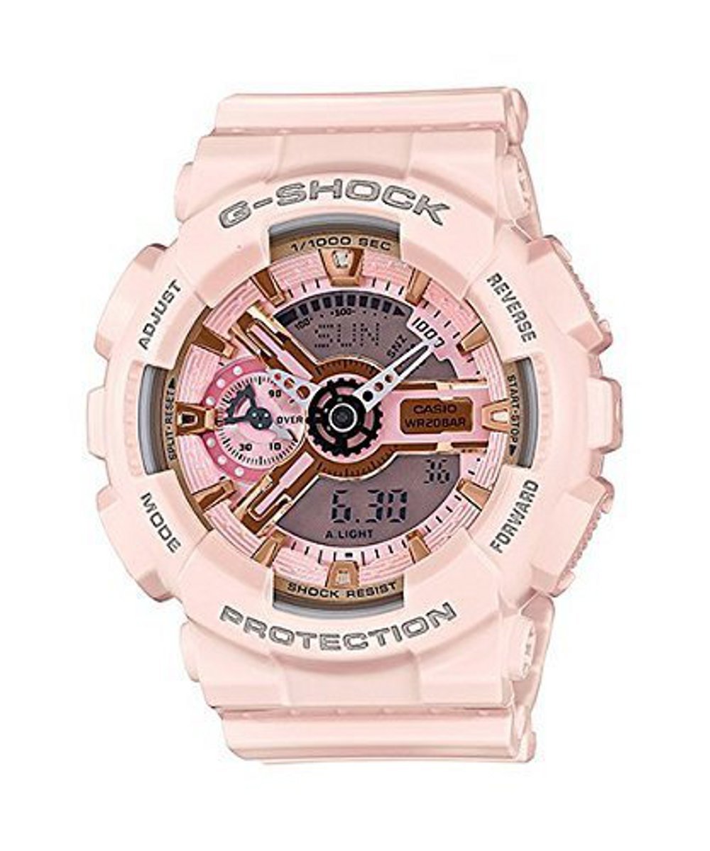 [Casio(カシオ)] 腕時計 G-Shock GMAS110MP-4A1 S Series Analog Digital Pink Watch [並行輸入品]
