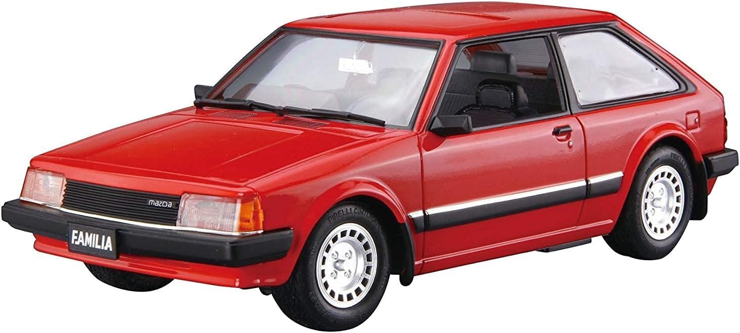 Aoshima 1/24 The Model Car No. 80 Mazda BD Familia XG '80 - BanzaiHobby
