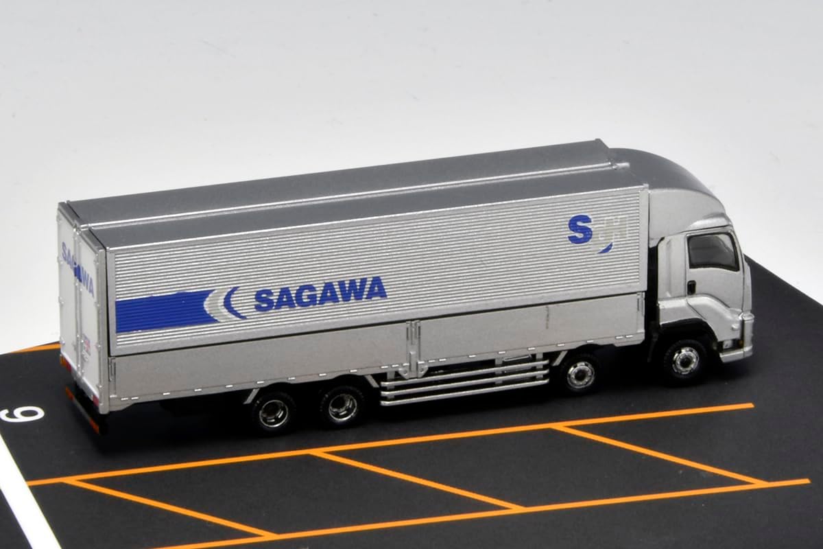 TOMYTEC The Truck Collection Torakore Logistics Site Wing Van Set B Sagawa Express Diorama Supplies