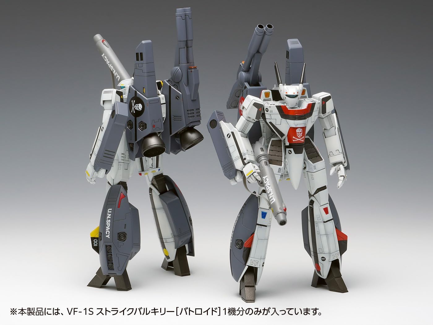 Wave MC-070 1/100 Super Dimension Fortress Macross VF-1S Strike Valkyrie Battroid, Teruki Ichijo/Roy Fokker Machine