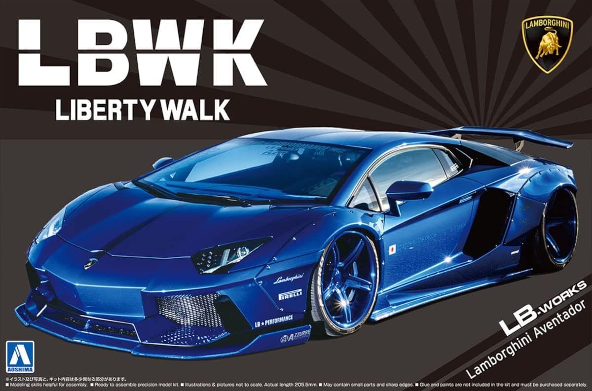Aoshima 1/24 Liberty Walk Nr. 18 LB Works Lamborghini Aventador Ver.2