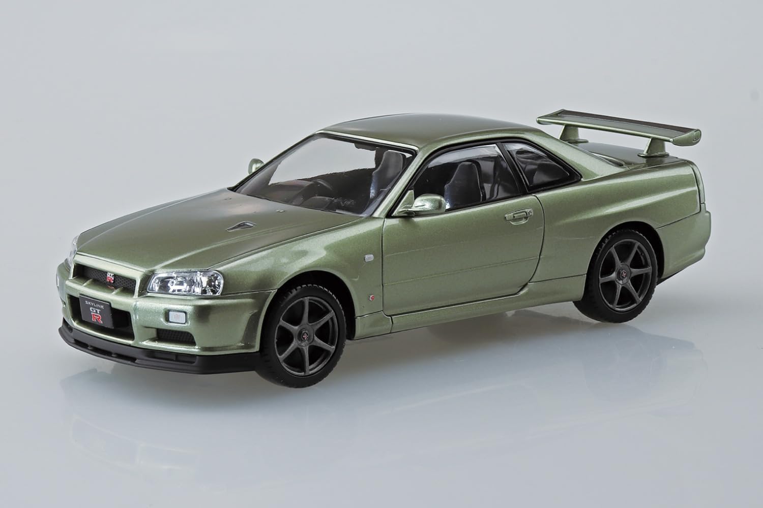 Aoshima 1/32 RakuPla Snap Kit No.12-MJ Nissan R34 Skyline GT-R Nur (Millennium Jade)