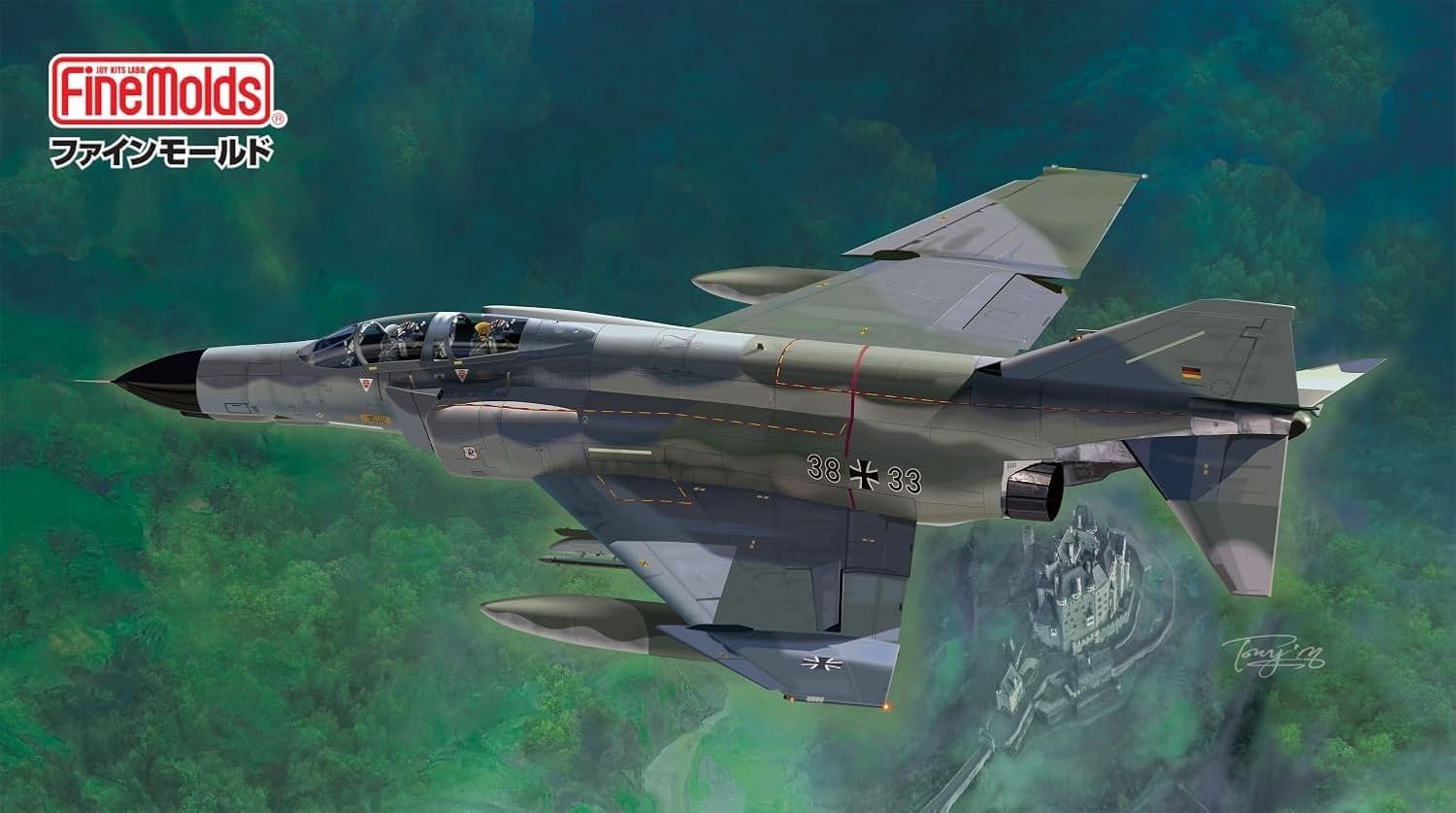 Fine Molds FX06 1/72 Luftwaffe German Air Force Jet Fighter F-4F JG71 Richthofen