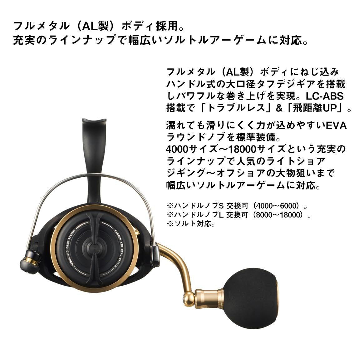 ダイワ(DAIWA) スピニングリール 23BG SW 14000-H