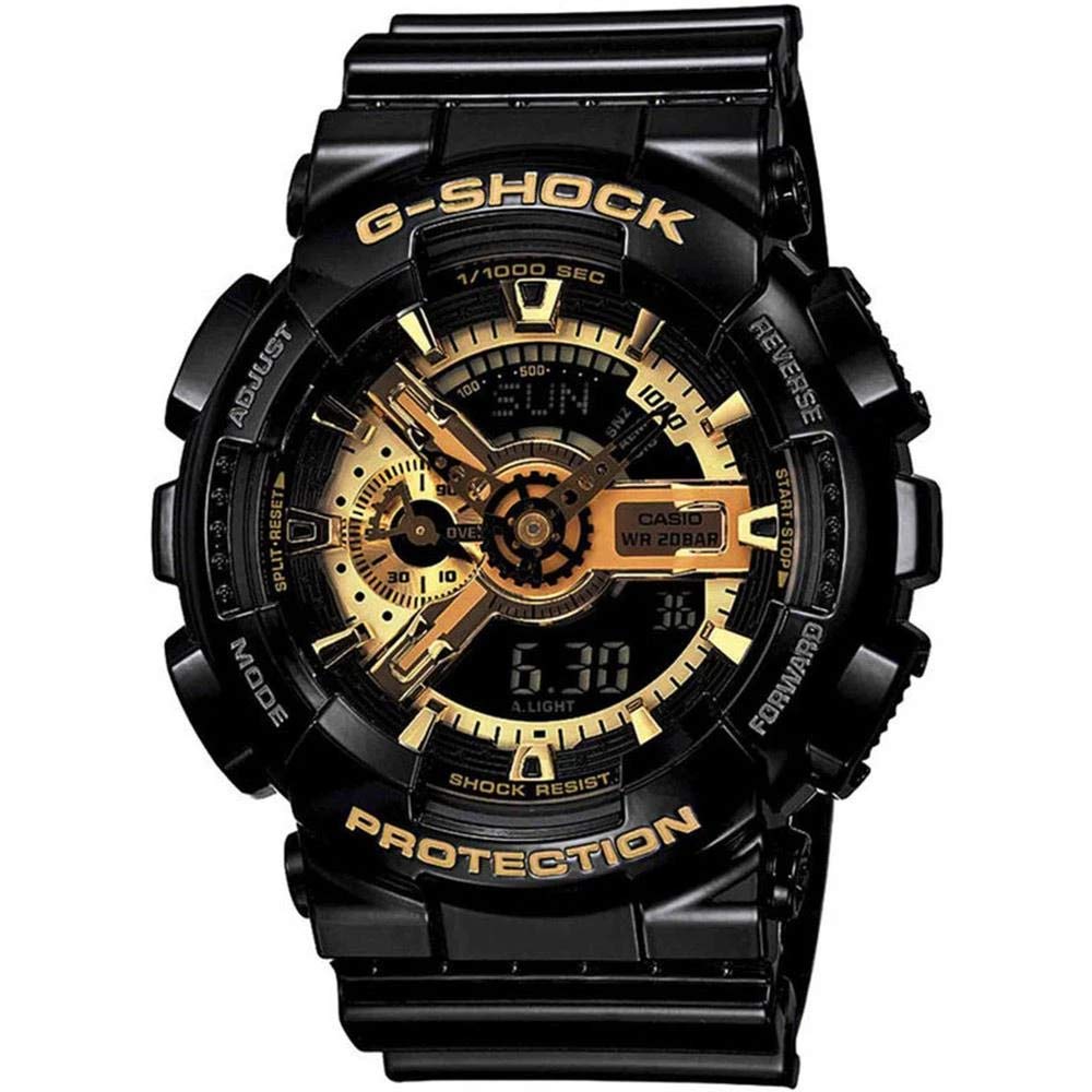 CASIO G-SHOCK GA-110GB-1ADR （日本型番 GA-110GB-1AJF ） Black × Gold Series（ブラック×ゴールドシリーズ） 海外モデル 逆輸入品
