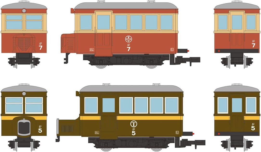 TOMYTEC Railway Collection Narrow Gauge 80 Nekoya Line Di-7 Old Painted Diorama Supplies