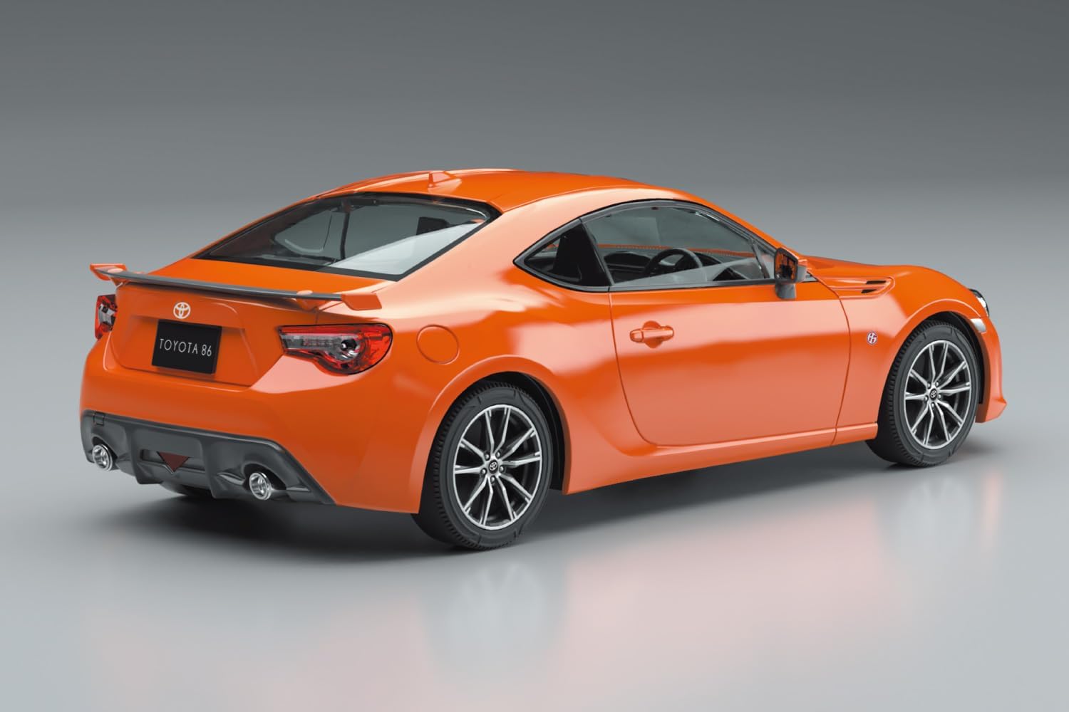 Aoshima 1/32 Easy Plastic Snap Kit No.08-OR Toyota 86 Orange Metallic - BanzaiHobby