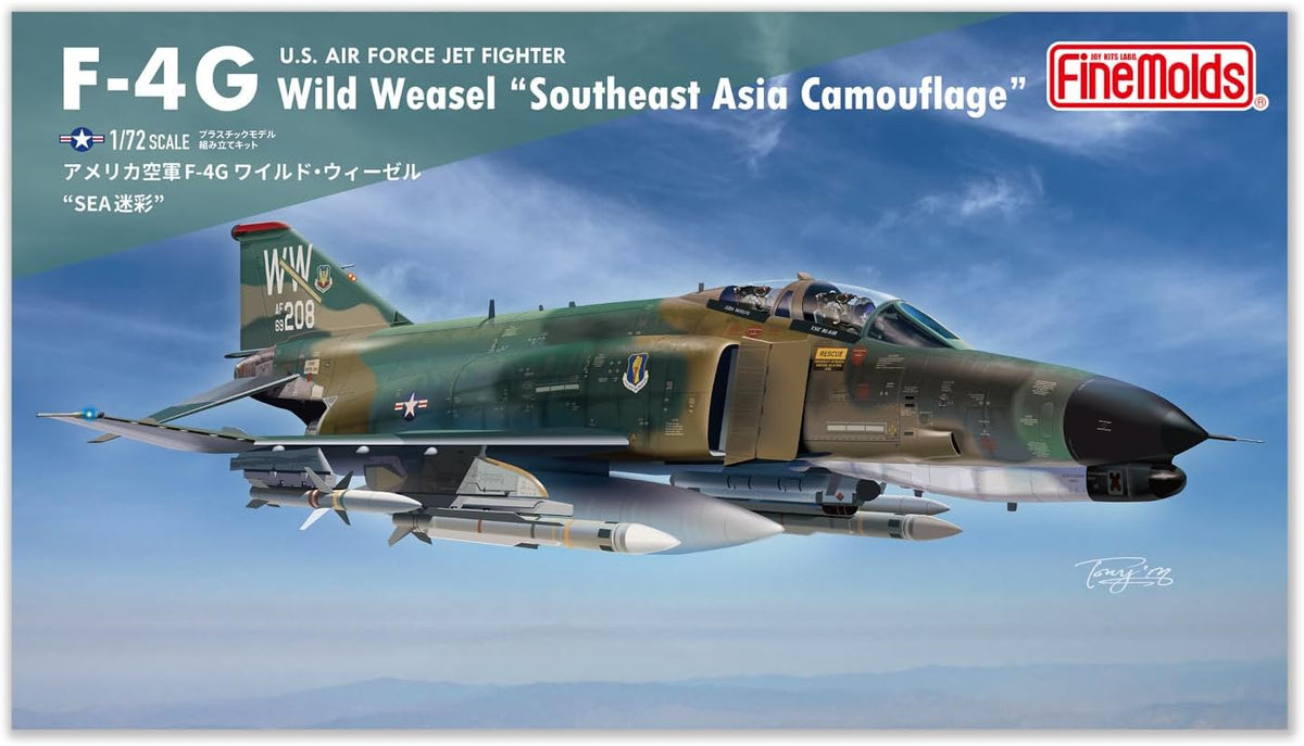 Fine Molds FX12 1/72 US Air Force F-4G Wild Weasel SEA Camouflage