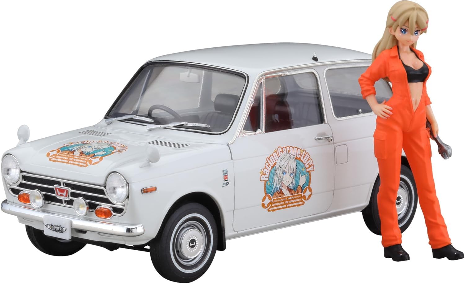 Hasegawa SP689 1/24 Honda N360S (N II) Lucy McDonnell with Figure
