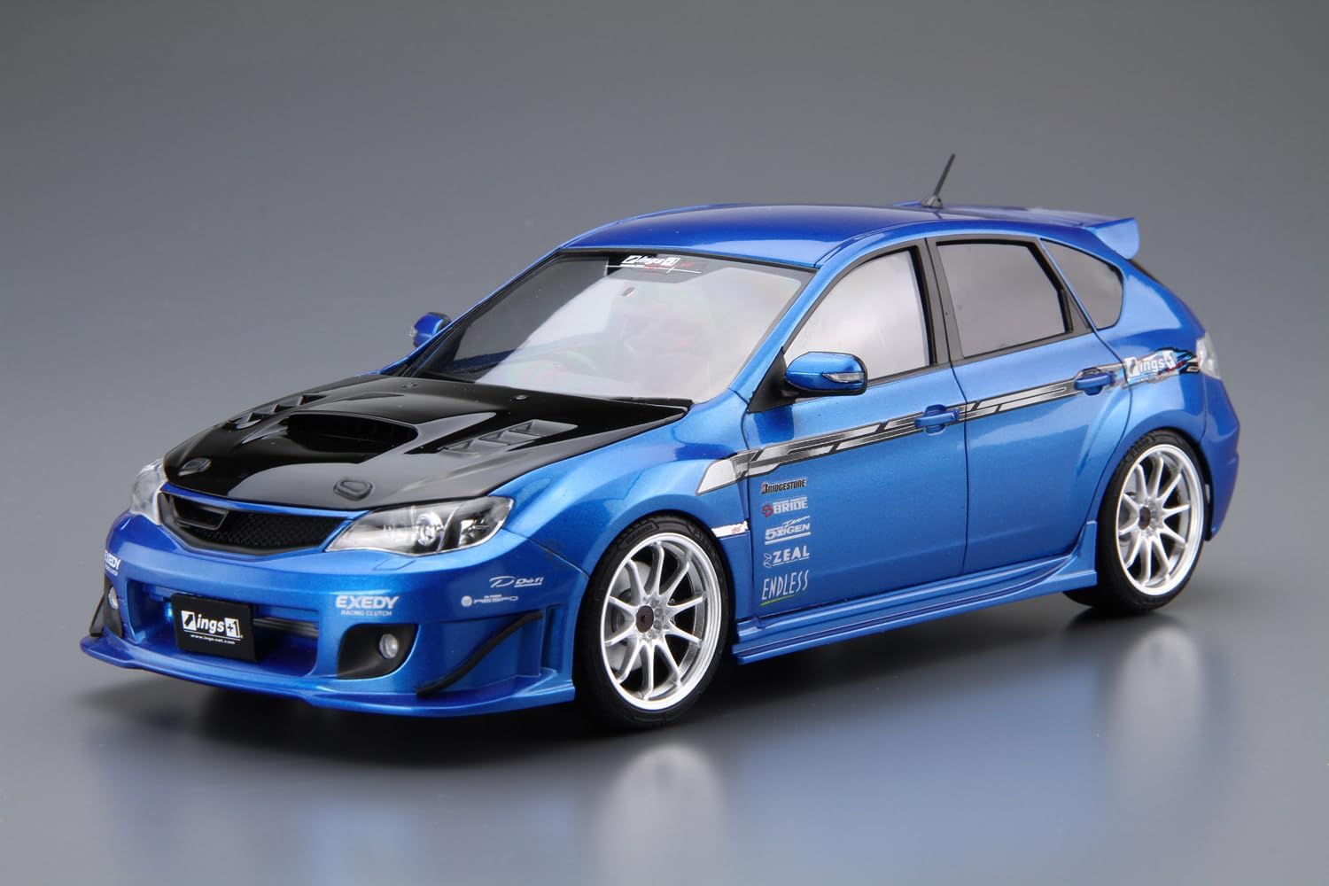 Aoshima 1/24 The Tuned Car Series No.35 Subaru ings GRB Impreza WRX STI '07 - BanzaiHobby