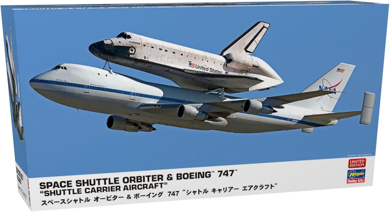 Hasegawa 10844 1/200 Space Shuttle Orbiter & Boeing 747 Shuttle Carrier Aircraft - BanzaiHobby