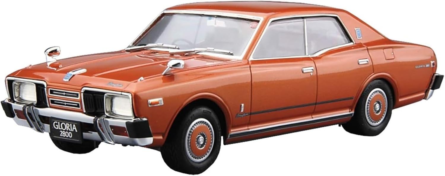 Aoshima 1/24 The Model Car Series No.53 Nissan P332 Cedric/Gloria 4HT2800 Brougham '78