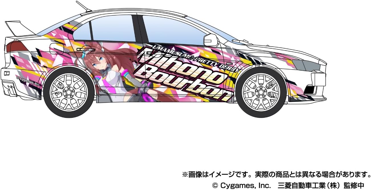 Aoshima 1/24 Itasha Series No.3 Uma Musume Pretty Derby Ver.2 CZ4A Lancer Evolution X Final Edition '15 (Mitsubishi) - BanzaiHobby