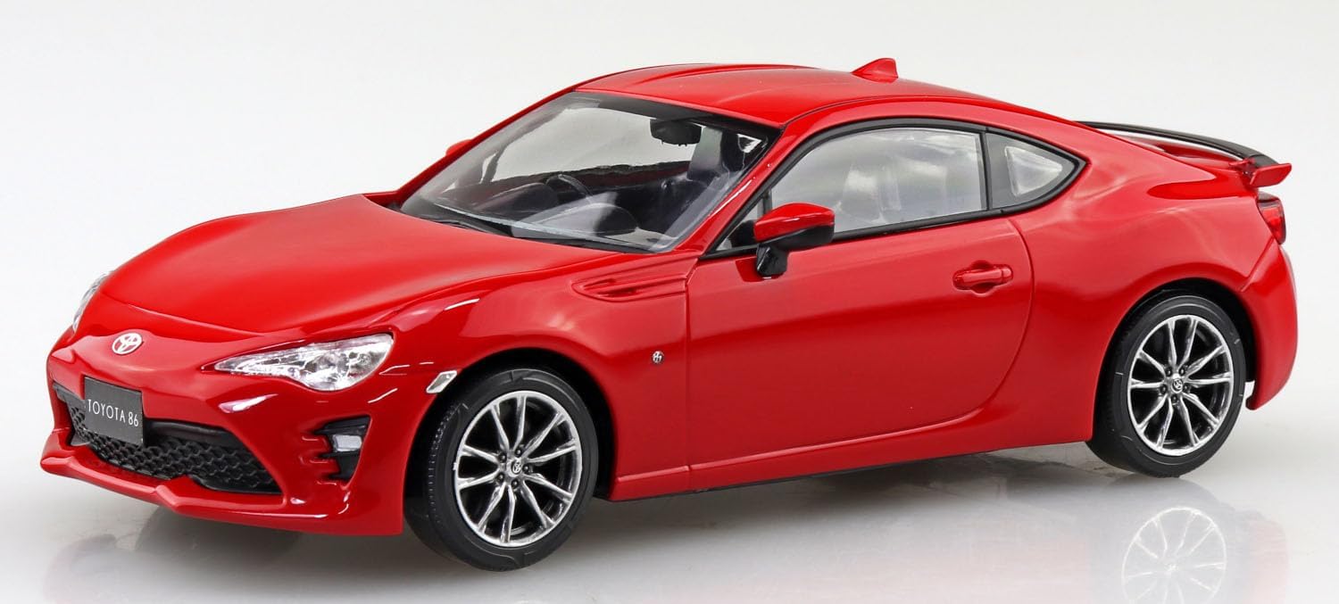Aoshima 1/32 Easy Plastic Snap Kit No.08-PR Toyota 86 Pure Red - BanzaiHobby