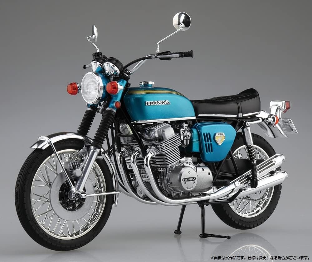 Aoshima Bunka Kyozai 1/12 The Bike Series Honda CB750 Dream CB750 FOUR 1969 Detail Up Parts Set - BanzaiHobby