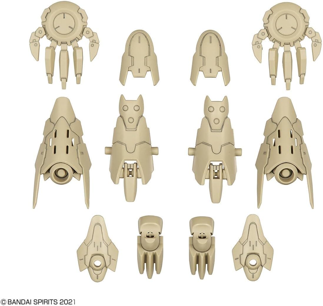 Bandai 30MS Option Parts Set 5 (Heavy Armor) 1/144 Scale Color-coded Plastic Model - BanzaiHobby