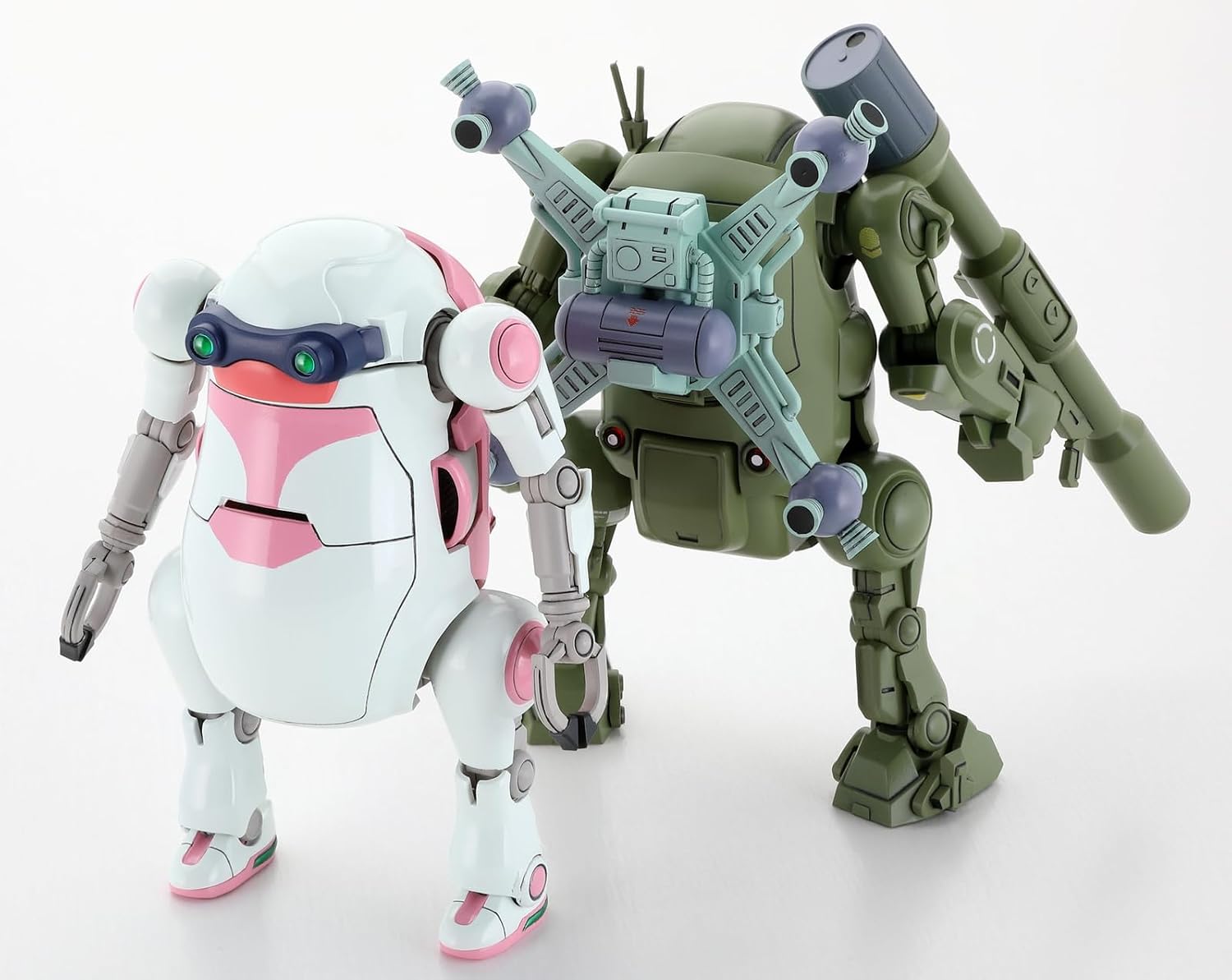 Hasegawa 64819 1/35 MechatroWeGo VOTOMS Collaboration Series Vol.5 Round Mover & Fyana (Set of 2) - BanzaiHobby