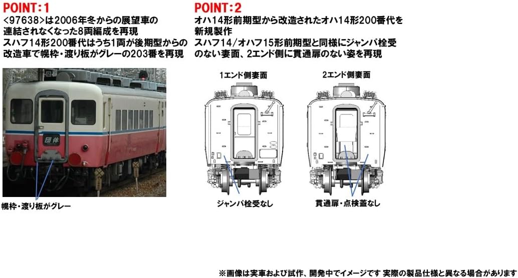 TOMIX 97638 N Gauge JR 14-200 Series Passenger Cars (Moonlight Kyushu 8-Cars Formation) 8 Cars Set - BanzaiHobby