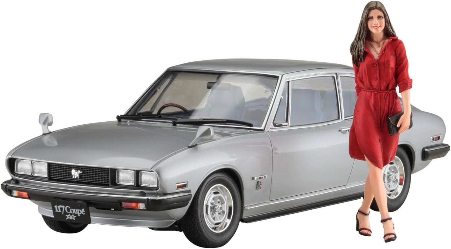 Hasegawa SP604 1/24 Isuzu 117 Coupe Late Model w/Cool Beauty Girls Figure - BanzaiHobby