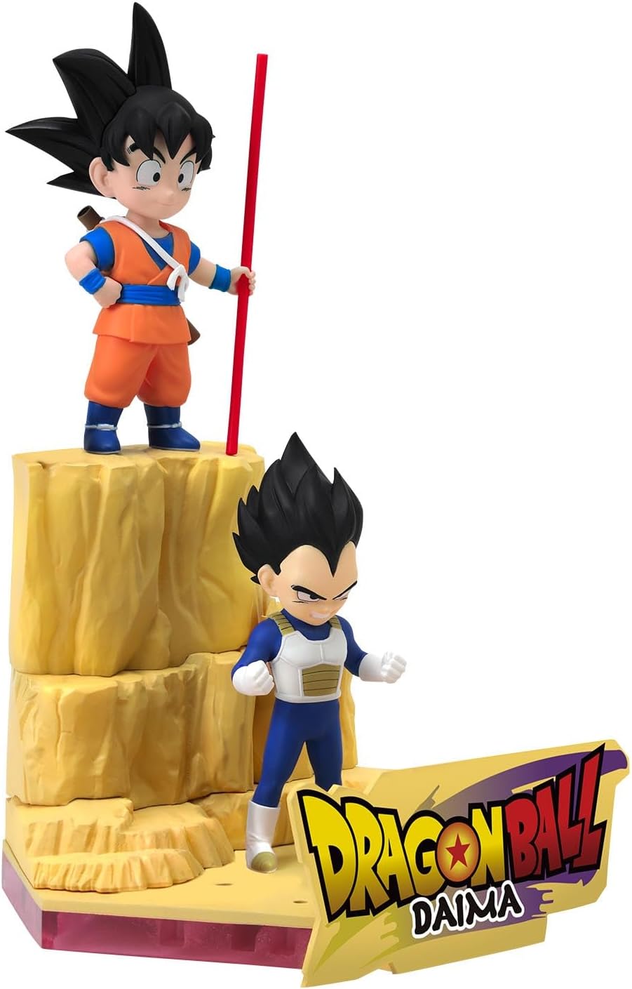 Bandai Dragon Ball DAIMA Son Goku (Mini) & Vegeta (Mini)