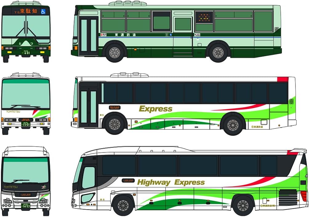 TOMYTEC 332237 The Bus Collection Bus Colle Tono Railway 80th Anniversary Set of 3