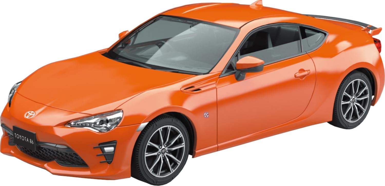 Aoshima 1/32 Easy Plastic Snap Kit No.08-OR Toyota 86 Orange Metallic - BanzaiHobby